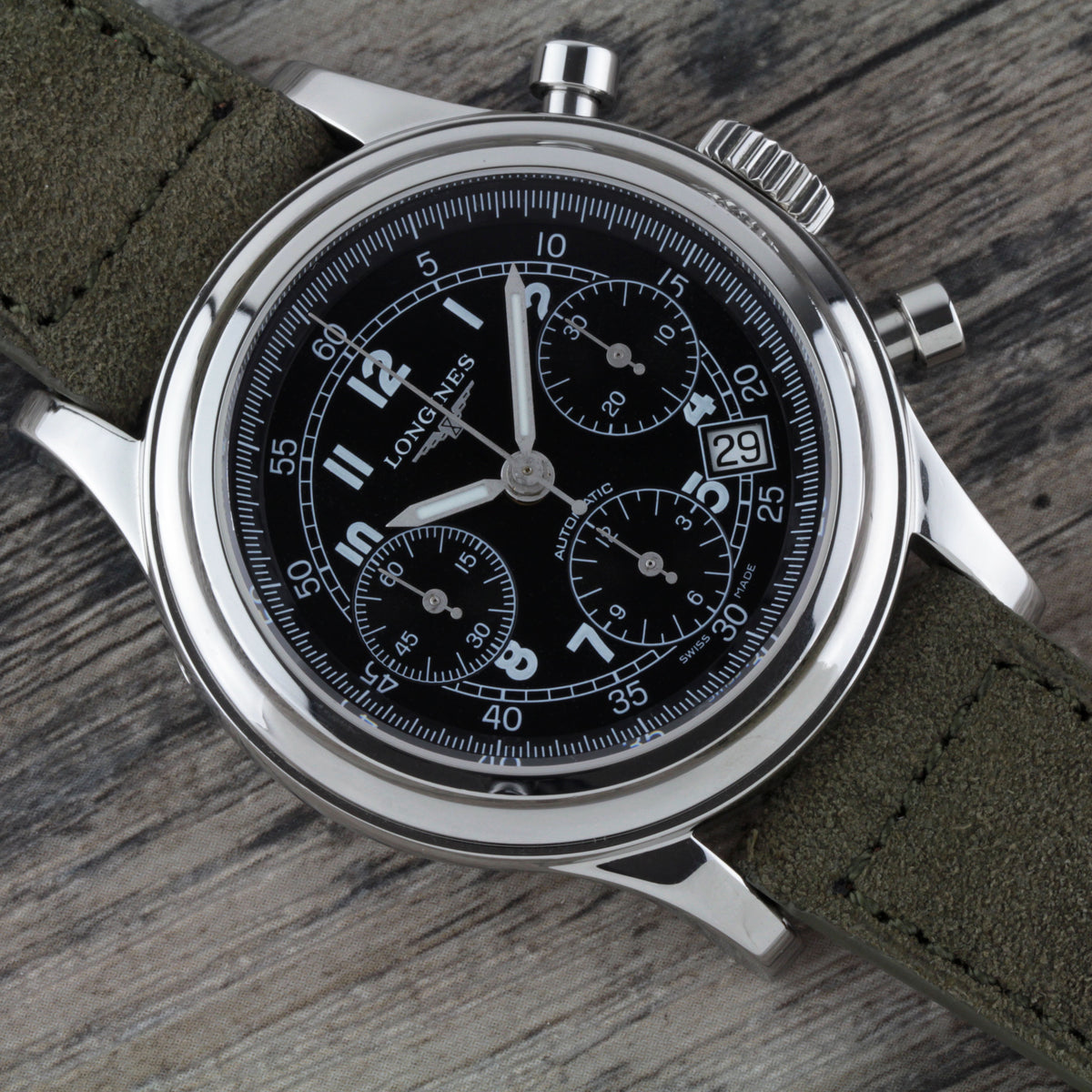 Longines 2010s Heritage 1951 Chronograph Ref.L2.745.4.53.4