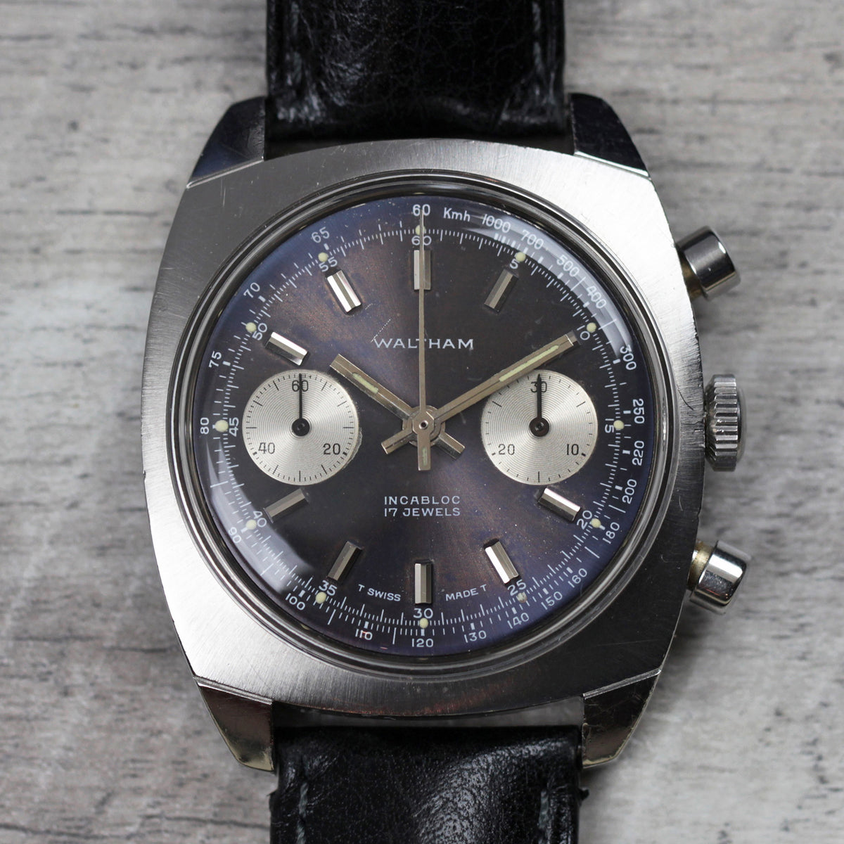 Waltham 1970s Chronograph with Landeron Caliber 248