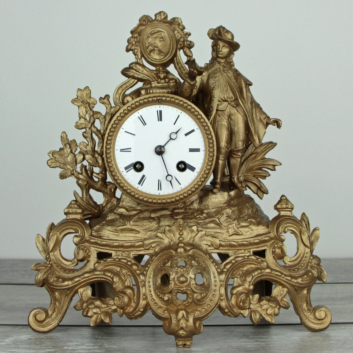 Japy Freres 1865 Figural Antique Swiss Clock