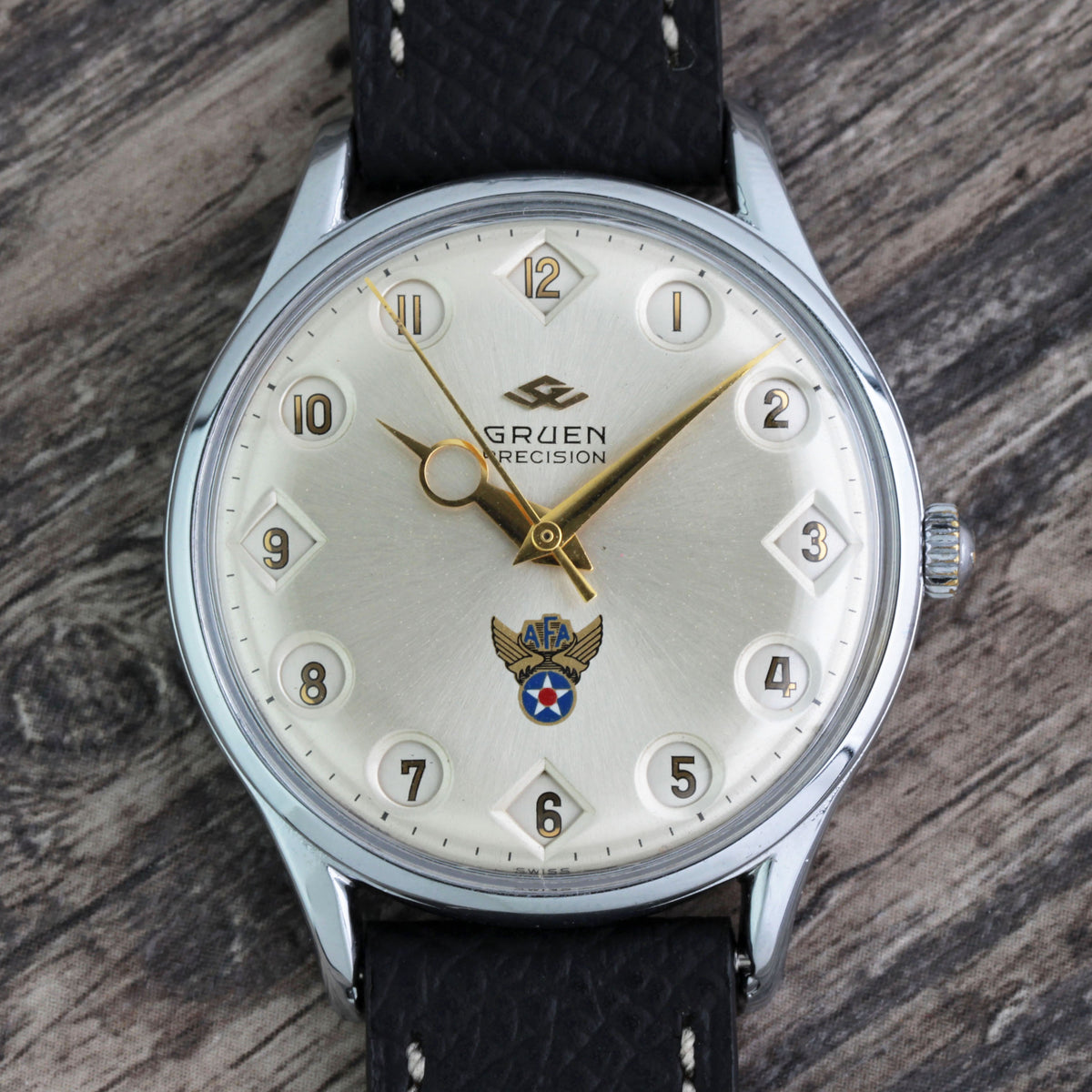 Vintage Gruen‎ German Flieger Pilot Field Style Watch New Gruen main image 2