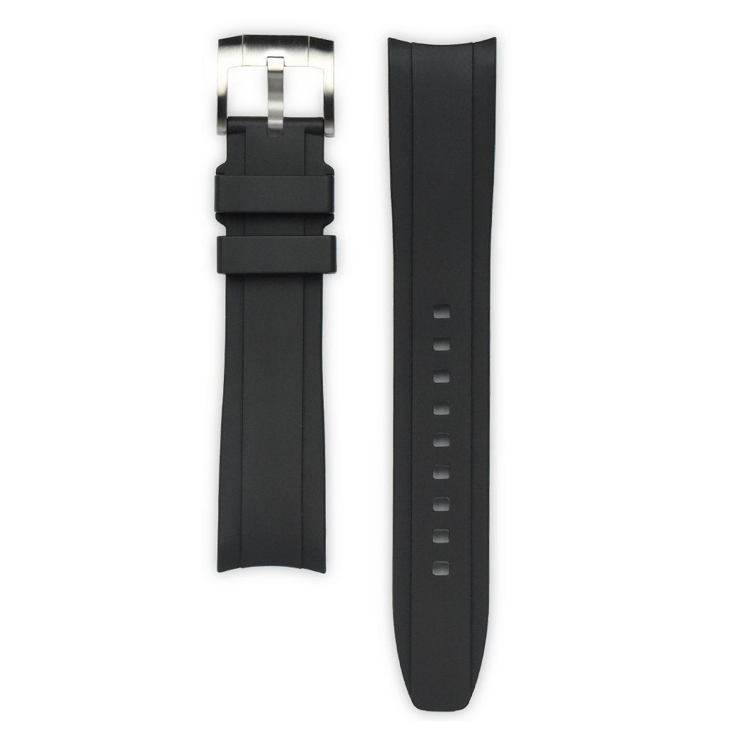 Curved End Rubber Strap
