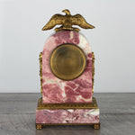 Pink Marble French Clock