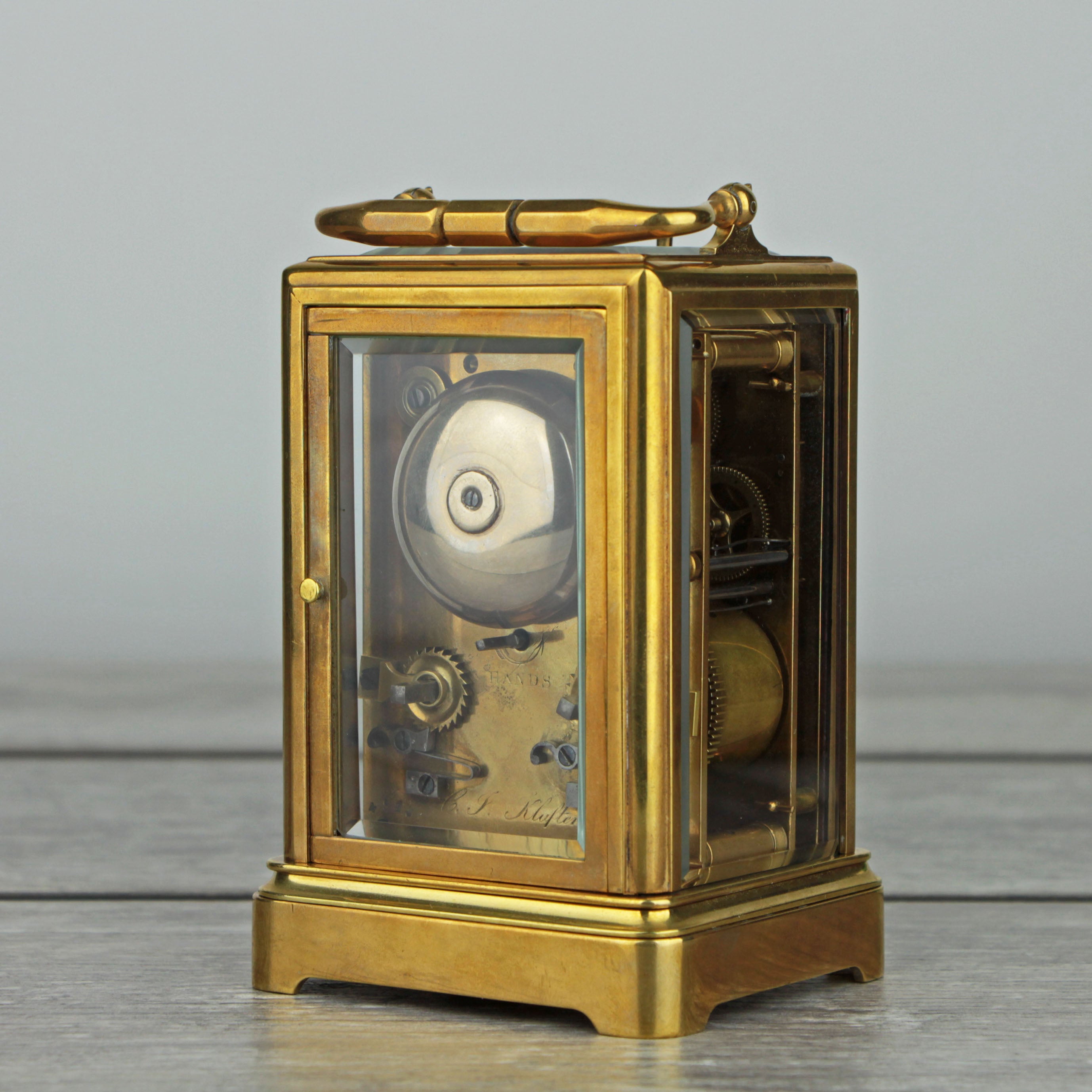 C.J. Klaftenberger c.1860 Carriage Clock